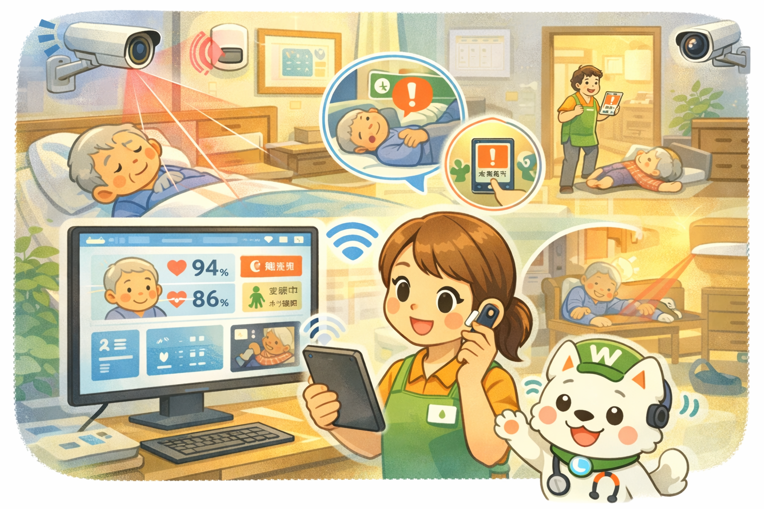 見守りシステム イメージ